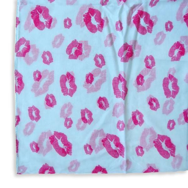 Sonia Originelli Schal Loop "Kussmund" Kiss Rundschal Sommer