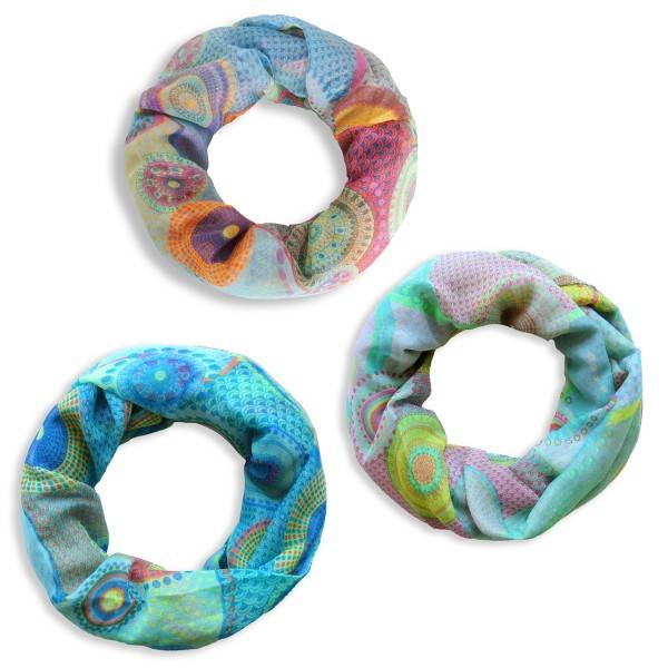 Sonia Originelli Schal Loop "Love" Glitzer Rundschal Sommer