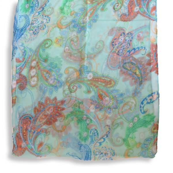 Sonia Originelli Schal Loop "Paisley" Glitzer Rundschal Sommer