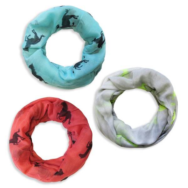 Sonia Originelli Schal Loop "Pferde" Rundschal Sommer