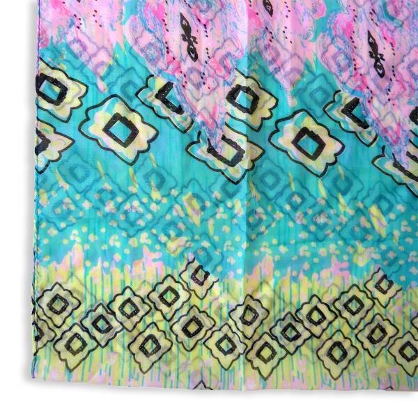 Sonia Originelli Schal Loop "Raute" Neon Rundschal Sommer