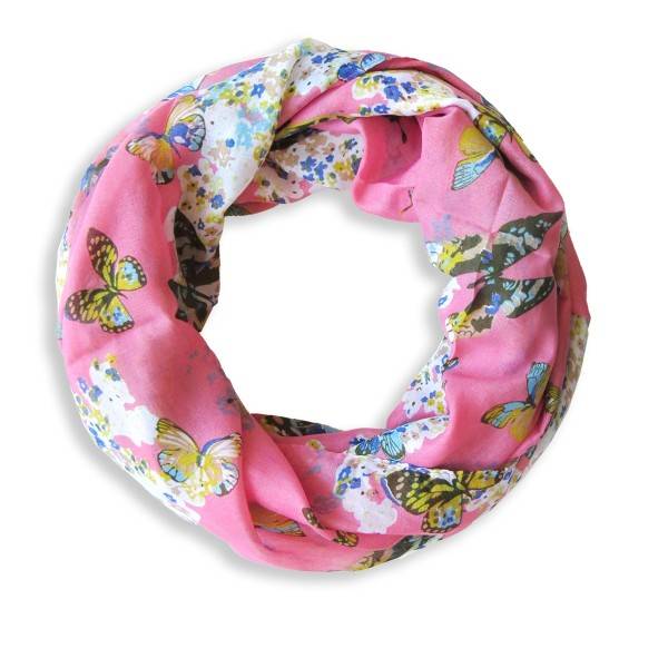 Sonia Originelli Schal Loop "Schmetterlinge" Rundschal Sommer