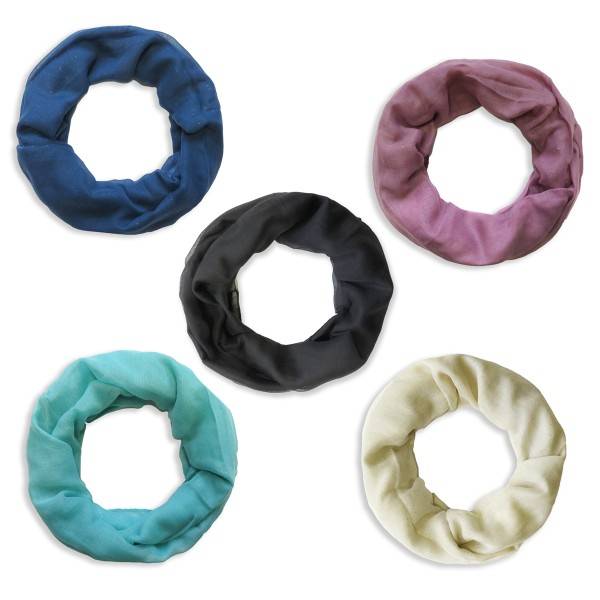 Sonia Originelli Schal Loop "Uni" Glitzer Rundschal Sommer