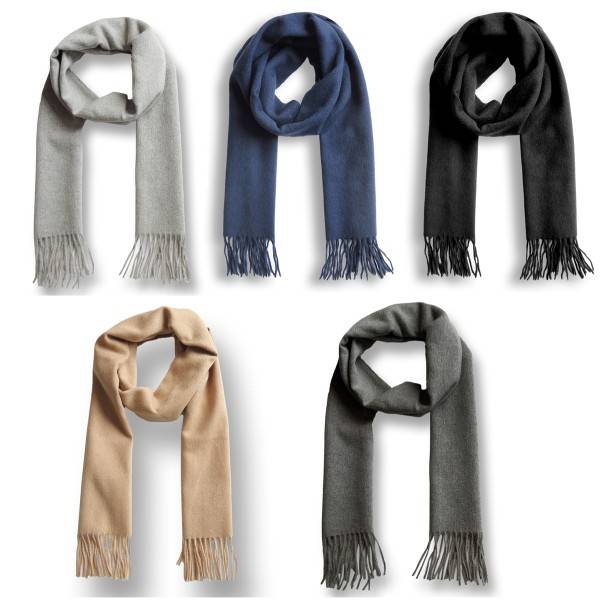 Sonia Originelli Schal Wolle Fransen Trend Basic Winter