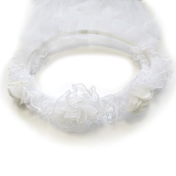 Sonia Originelli Schleier "Bride To Be" Haarband Blumen Hochzeit Party Braut JGA