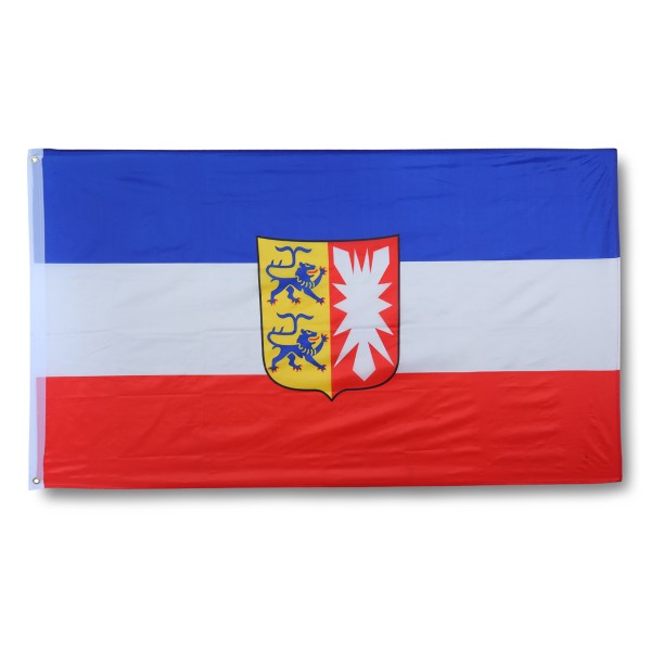 Sonia Originelli Schleswig-Holstein Fahne Flagge 90 x 150 cm Fanartikel Hissfahne Ösen WM EM