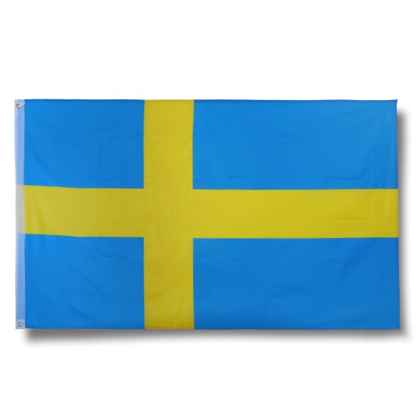 Sonia Originelli Schweden Sweden Fahne Flagge 90 x 150 cm Fanartikel Hissfahne Ösen WM EM