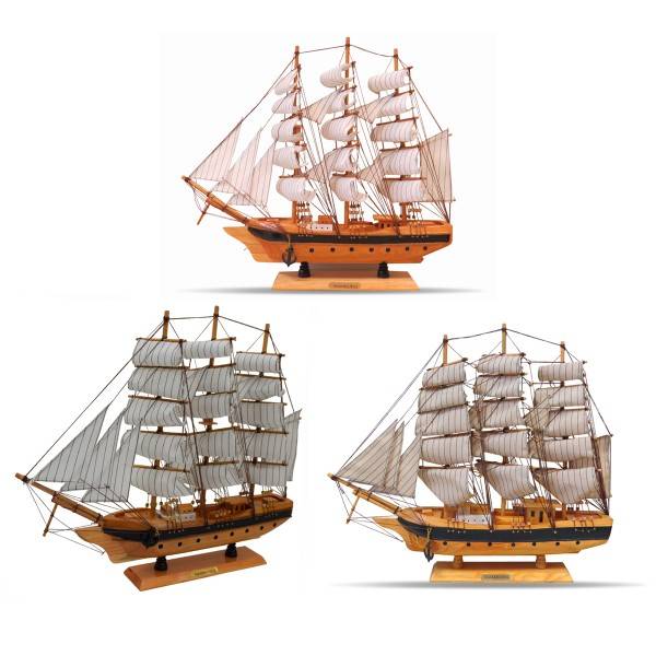 Sonia Originelli Segelschiff "L" Modellschiff Dekoration Schiff Maritim