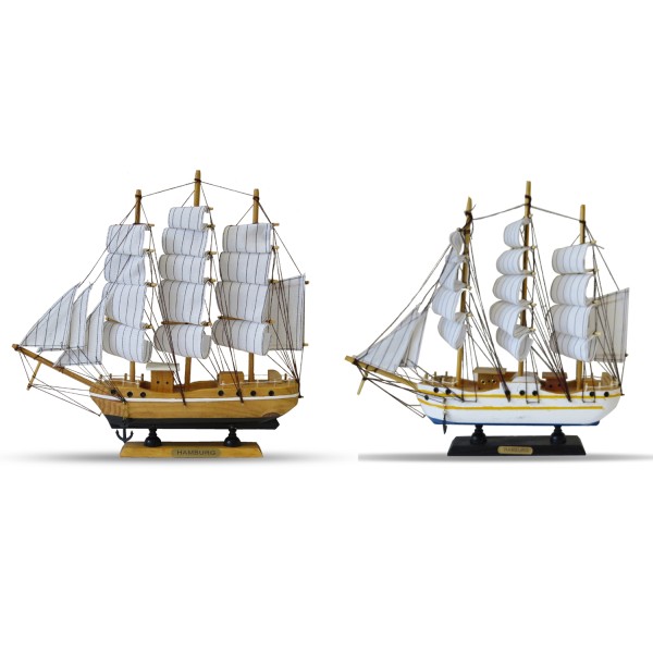 Sonia Originelli Segelschiff "S" Modellschiff Dekoration Schiff Maritim