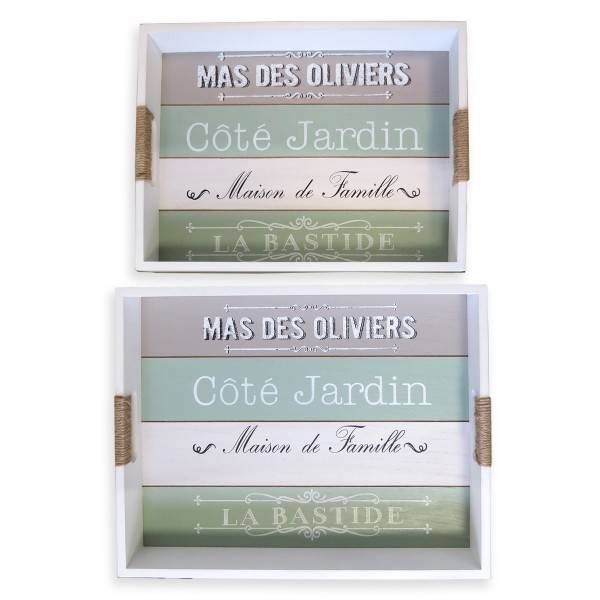 Sonia Originelli Servier Tablett 2tlg Groß Und Klein Vintage Shabby Chic