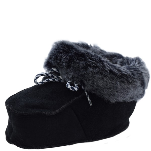 Sonia Originelli SET Baby Kleinkinder Hausschuhe Fäustel "Wölckchen" Lammfell Leder