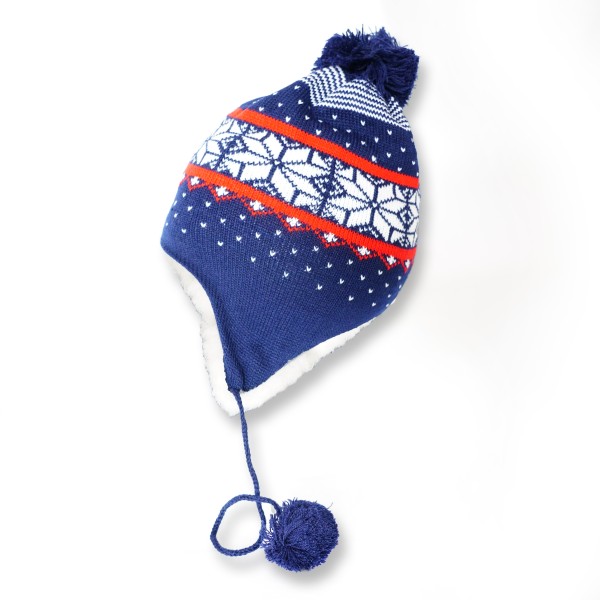 Sonia Originelli SET Kinder Schal Und Mütze Norweger Teddyfell Bommel Winter