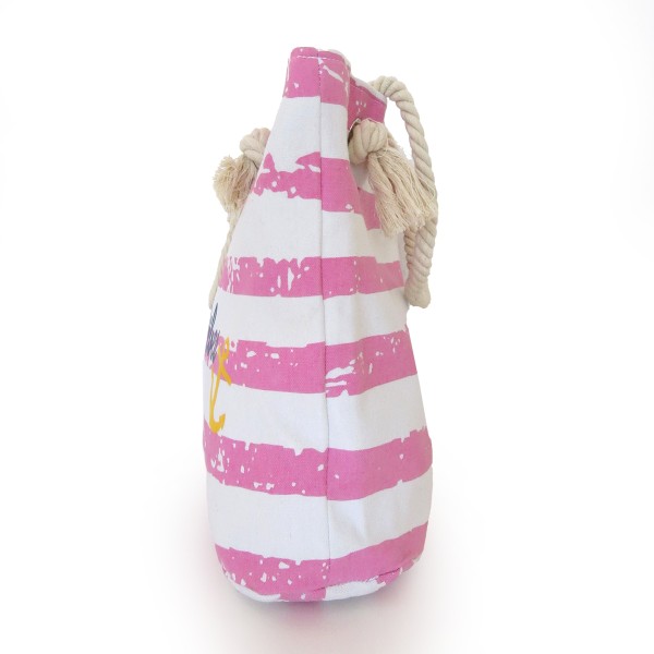 Sonia Originelli Shopper "Beach Vibes" Vintage Strand Sommer Tasche Streifen Anker