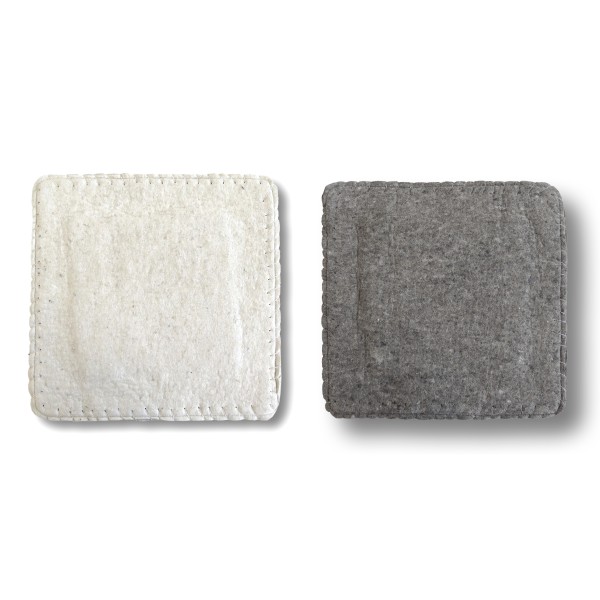 Sonia Originelli Sitzkissen Wollfilz Natur Polster Stuhl