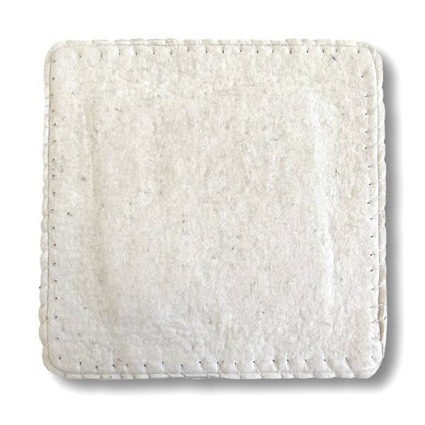 Sonia Originelli Sitzkissen Wollfilz Natur Polster Stuhl