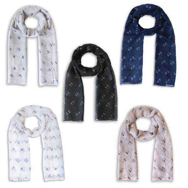 Sonia Originelli Schal Langschal "Mini Anker" Sommer