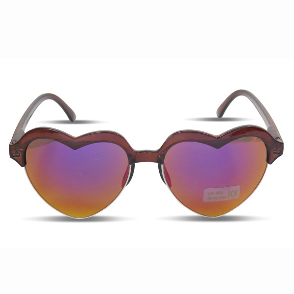 Sonia Originelli Sonnenbrille Herzchen Verspiegelt JGA Herz Party Fasching