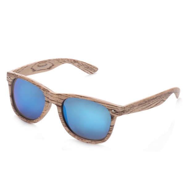 Sonia Originelli Sonnenbrille "Wooden Classic" Verspiegelt Brille Sommer