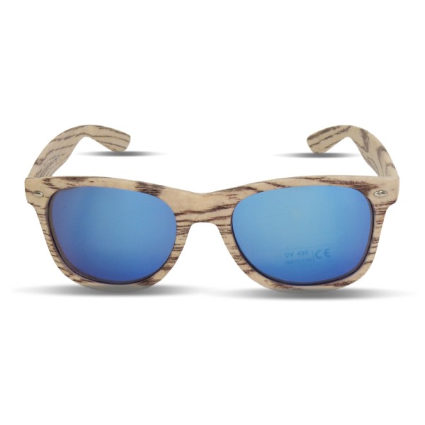 Sonia Originelli Sonnenbrille "Wooden Classic" Verspiegelt Brille Sommer