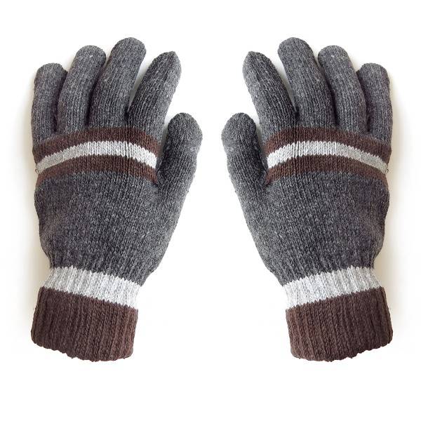 Sonia Originelli Sortiment 12 Paar Strickhandschuhe Herren Finger Winter Streifen Unisex