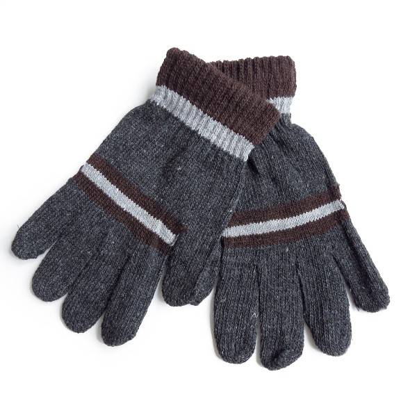 Sonia Originelli Sortiment 12 Paar Strickhandschuhe Herren Finger Winter Streifen Unisex