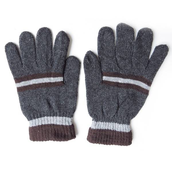 Sonia Originelli Sortiment 12 Paar Strickhandschuhe Herren Finger Winter Streifen Unisex