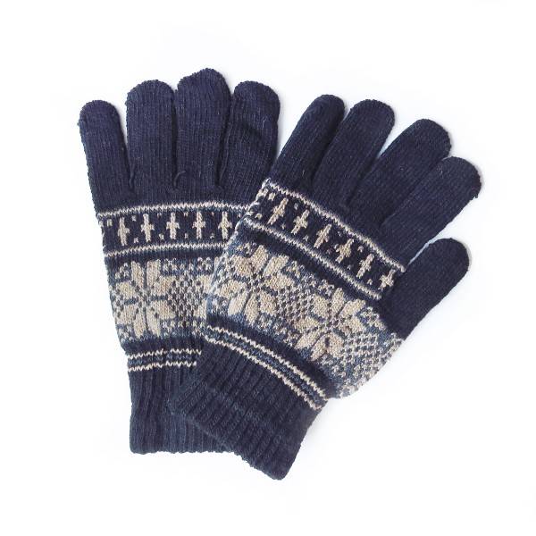 Sonia Originelli Sortiment 12 Paar Strickhandschuhe Stern Muster Norweger Winter Schneeflocken Unisex