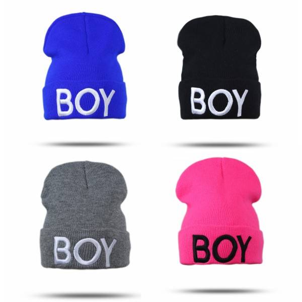 Sonia Originelli Statement Mütze "Boy" Beanie Strick Uni Unisex