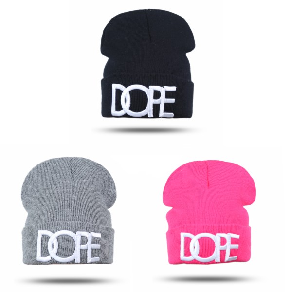 Sonia Originelli Statement Mütze "Dope" Beanie Strick Uni Unisex