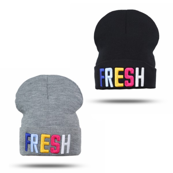 Sonia Originelli Statement Mütze "Fresh" Beanie Strick Uni Unisex