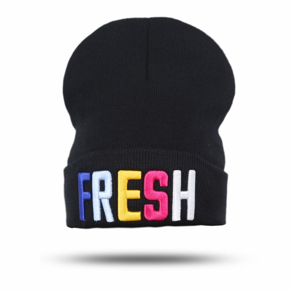 Sonia Originelli Statement Mütze "Fresh" Beanie Strick Uni Unisex