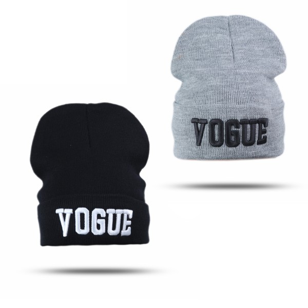 Sonia Originelli Statement Mütze "Vogue" Beanie Strick Uni Unisex