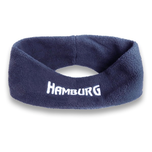 Sonia Originelli Stirnband "Hamburg" Fleece kuschelig weich bestickt