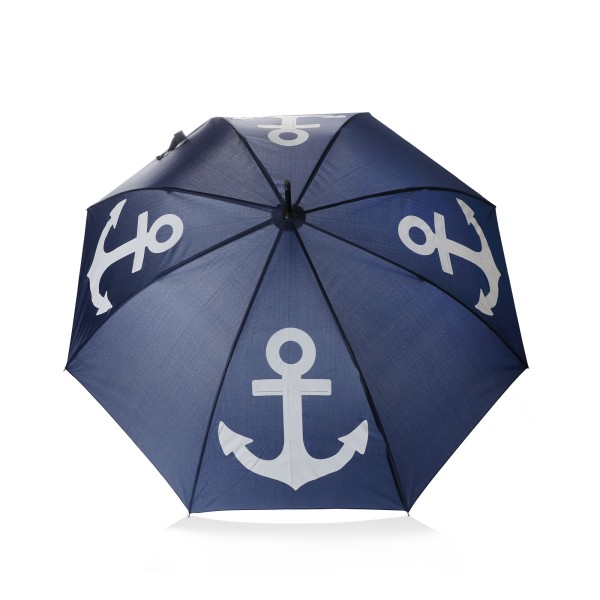 Sonia Originelli Stockschirm "Anker" Maritim Marine Blau Regenschirm Schutz