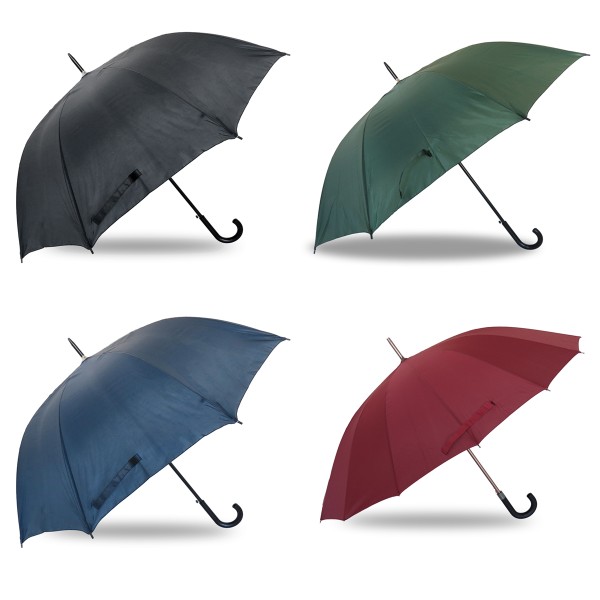 Sonia Originelli Stockschirm "UNI" Regenschirm Schutz Schlicht Einfarbig