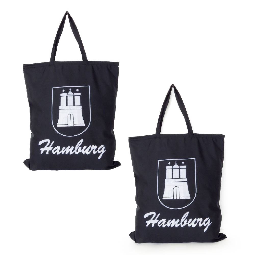Sonia Originelli Stoffbeutel 2er Set "Hamburg" Reeperbahn St. Pauli Einkaufsbeutel