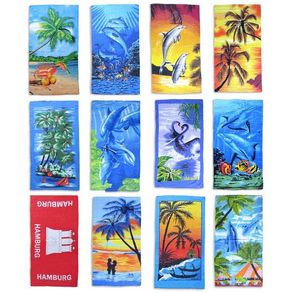 Sonia Originelli Strandtuch Baumwolle Beach Handtuch Palmen Tiere Hamburg