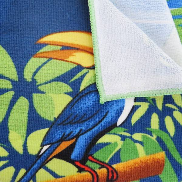 Sonia Originelli Strandtuch Mikrofaser Handtuch Beach Tiere Blumen USA