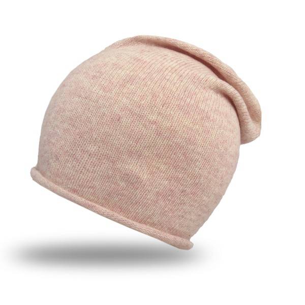 Sonia Originelli Strick Beanie "Uni" Strickmütze Wolle Premium Einfarbig