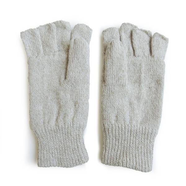 Sonia Originelli Strickhandschuh Halbfinger Daumen Wolle Fleece Winter Unisex