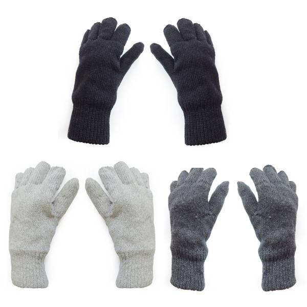 Sonia Originelli Strickhandschuh Halbfinger Daumen Wolle Fleece Winter Unisex