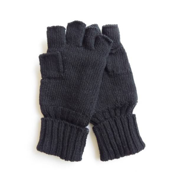 Sonia Originelli Strickhandschuh Halbfinger Wolle Fleece Winter Unisex