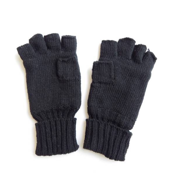 Sonia Originelli Strickhandschuh Halbfinger Wolle Fleece Winter Unisex