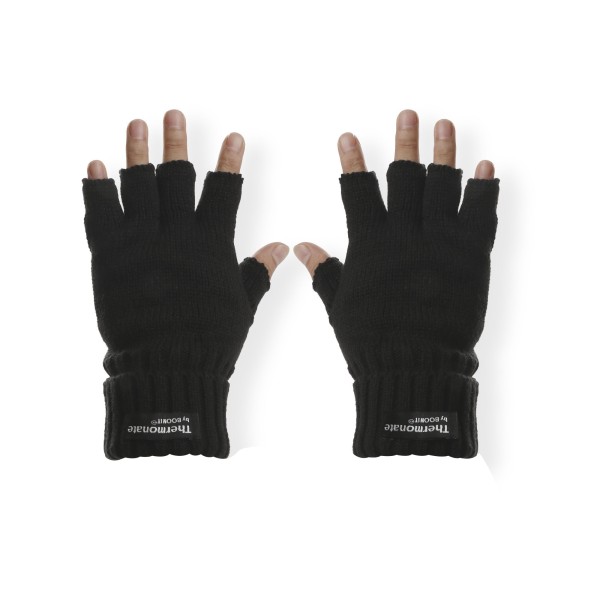 Sonia Originelli Strickhandschuh Halbfinger Wolle Fleece Winter Unisex