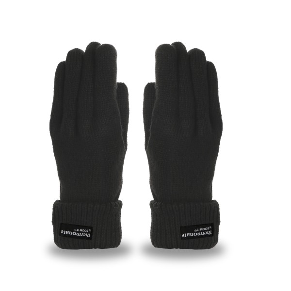 Sonia Originelli Strickhandschuhe Einfarbig Finger Umschlag Wolle Fleece Unisex