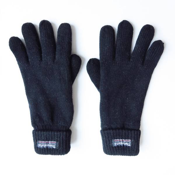 Sonia Originelli Strickhandschuhe Einfarbig Finger Umschlag Wolle Fleece Unisex