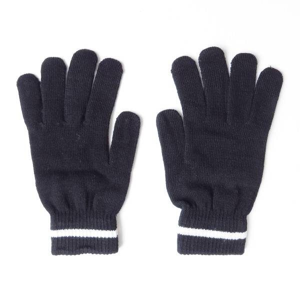 Sonia Originelli Strickhandschuhe Finger Streifen Uni Winter Unisex