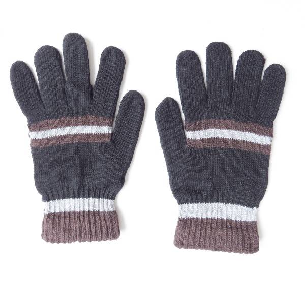 Sonia Originelli Strickhandschuhe Herren Finger Winter Streifen Unisex