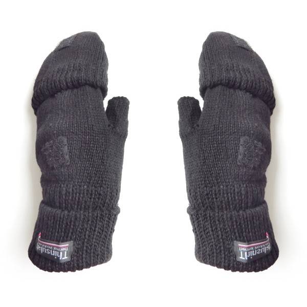 Sonia Originelli Strickhandschuhe Kappe Halbfinger Fäustel Wolle Fleece