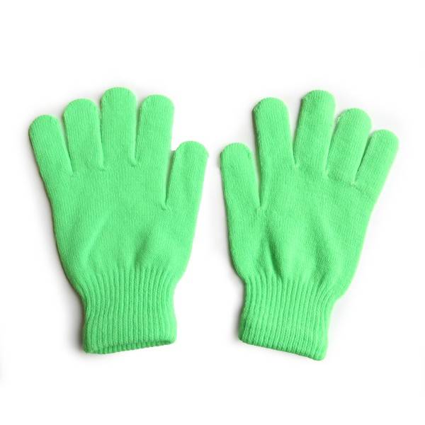 Sonia Originelli Strickhandschuhe Neon Bunt Knallig Ungefüttert Dehnbar Unisex